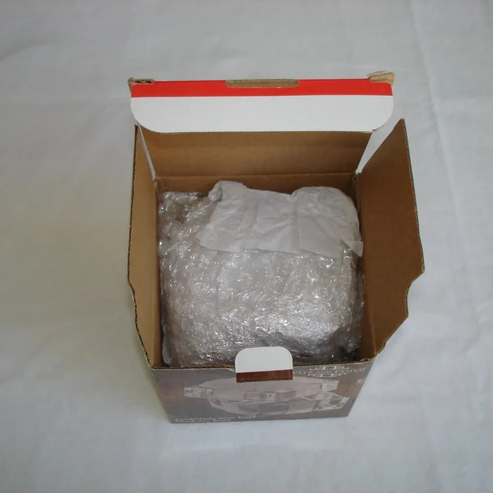 ✨$5 w/ $15+ BUNDLE✨ NEW Fitz & Floyd Frosted Bow Box Glass Crystal Trinket Dish